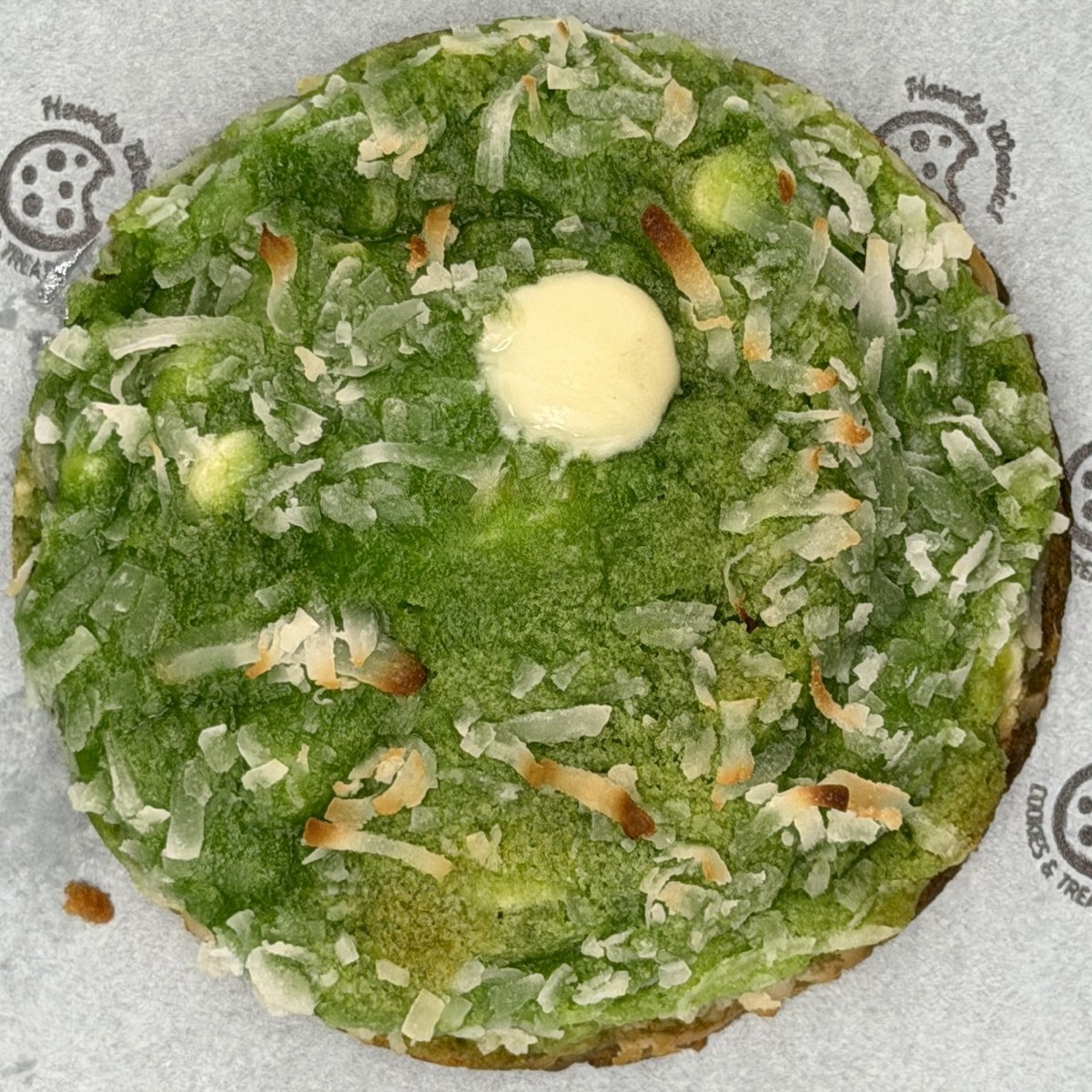 Pandan Coconut cookie